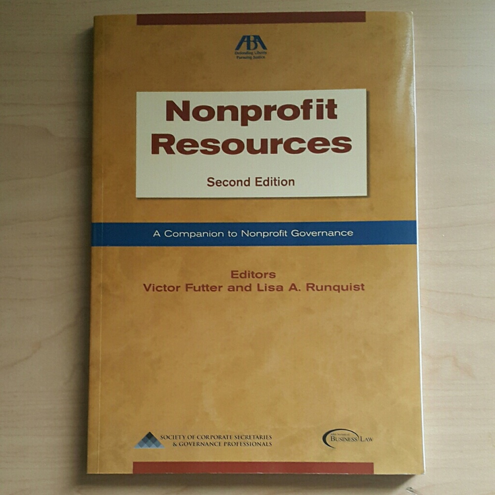 Book: Nonprofit Resources